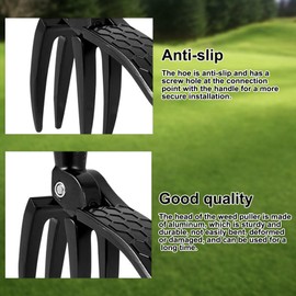 GMHLLES Weeder Detachable Weed Puller Manual Weeders Stand up Weeder Hand Tool Hand Weed Root Pulling Too with 4 Claws Remove Weeds Without Bending Pulling or Kneeling for Yard