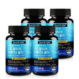 Nutri D Day Megarex rTG Altige Omega3 Gold x 4 (total 12 months supply) / 뉴트리디데이 메가렉스 rTG 알티지 오메가3 골드 x 4개 (총12개월분)