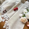 AiDamai Swag Curtain with Star Trim Arched Doorway Curtain 1PC