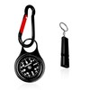 TAFACE 1 x Mountaineering Compass 1 x Survival Whistle Compass