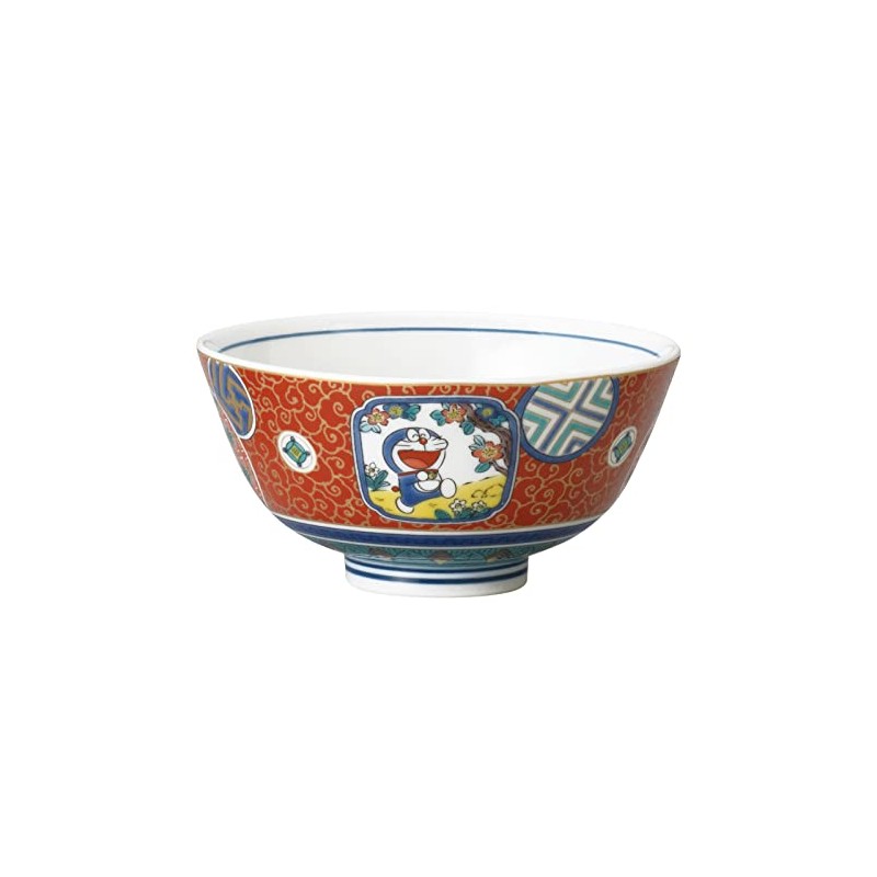 Kim Jo Pottery 008162 Doraemon Rice Bowl, Approx. 4.7 inches