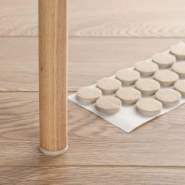 Self-Adhesive Furniture Leg Pads for Chairs and Tables – Round or Square Floor Protection Pads to Help Reduce Scratches