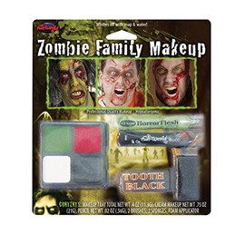 Fun World Zombie Family Makeup Accessory Kit Accessory, Multi, Standard