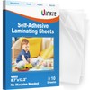 Uinkit 4mil Thicker Self-Adhesive Laminating Sheets, 10Pack Letter Size 8.5x11"