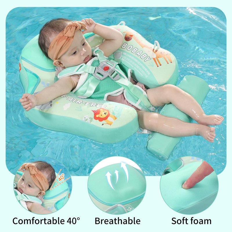Mambobaby Float with Canopy and Tail New Upgraded Non-Inflatable Baby