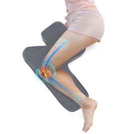 HOMBYS Leg Pillow for Sleeping, 4" Thick Z Shape Memory Foam Knee Pillow for Side Sleeper Helps Spine Alignment and Offer Full Body Support, Relief Pressure, Removable Cover Machine Washable, 4" Thick