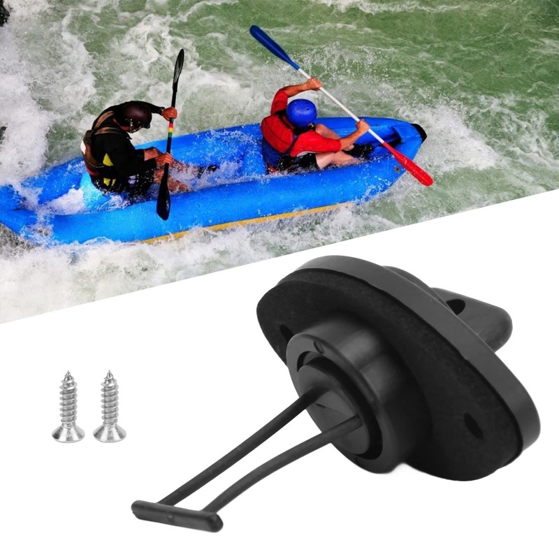 Drain Plug, Easy Install Universal Canoe Draining Plugs Durable Nylon