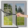 MEKOTRIN Magnetic Window Screen with Frame, Adjustable DIY Fly Screen