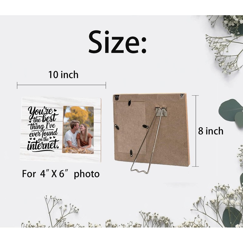 Romantic Couples Gifts Picture Frame,You're The Best Thing I've Ever