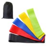 Resistance Loop Band Set for Home Fitness Includes 5 Resistance