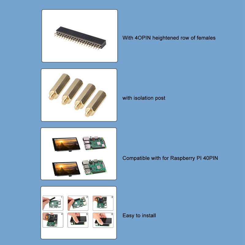 4.0in IPS Display CTP LCD HD Display DPI Interface Touch
