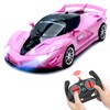 Remote Control Car, Pink RC Cars for Girls, Rechargeable RC