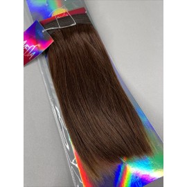 Outre 10s 9” Yaki Straight #4 Dark Brown Duvessa Remi 100% Human Hair Track Extensions