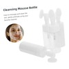 Baluue 4pc Set Face Cleansing Brush Set Makeup Bottle Brush