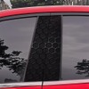 Blueshyhall B Pillars Sticker Car Honeycomb Motif, Pack of 2