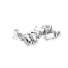 200pcs Professional Aluminum Rivet Nut Threaded Insert Nut Fastener Accessory