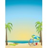 Great Papers! By The Beach Letterhead, 8.5 x 11 Inches,