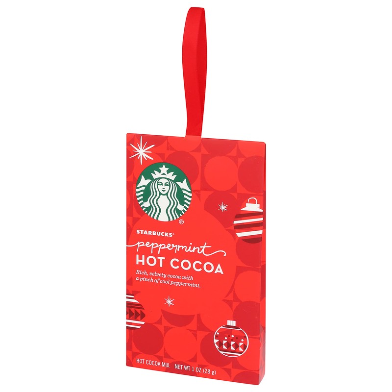 Starbucks Hot Cocoa Peppermint 1 Oz. Ornament (3 pack)