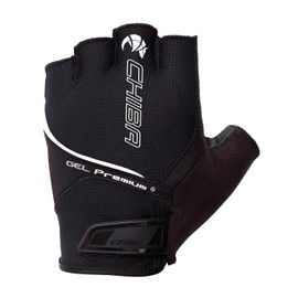 Chiba Men's Gel Premium Gloves, Black, Medium