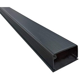 Electriduct 2150 Series Latching Cable Raceway - 2" x 1.5" Channel Size - 3 Sticks - 5 Feet Long (15 Feet Total) - Black