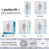 LiBa Bathroom Shower Curtain Liner - Waterproof Plastic Shower Curtain