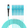 2M MPO/MTP to 8 x LC (4 Duplex) 8 Strands