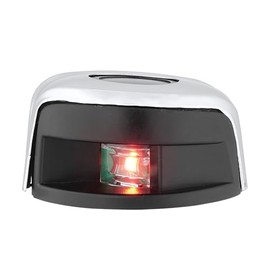 SEAFLO Horizontal Bow Mount Navigation Lights - Bright LED, 2NM Visibility, IP67 Waterproof, Marine Grade AISI 316 Stainless-Steel for Boats up to 65.5 FT (20M) - 4-Year Warranty (Port Red LED)