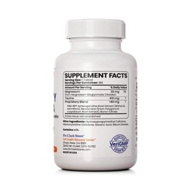 Dr Clark Store Longevity Formula - 60 Tablets, Dietary Supplement with Magnesium, Taurine, Ashwagandha, Resveratrol, and Boron for Energy, Immune Support, and Overall Well-Being