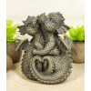 Ebros Romantic Valentines Baby Garden Dragons Cuddling Tight Statue 5.25"