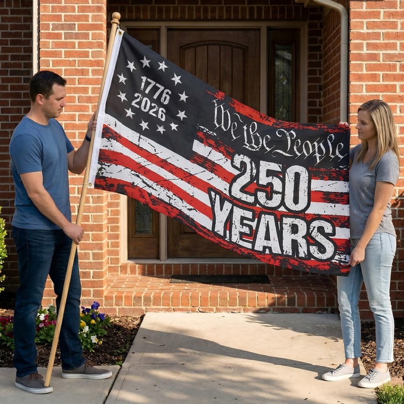 250th Anniversary Flag 3x5 ft - 250 Year Commemorative Flags