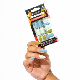 Artistic Colourluxe Press-On Tips - Kit Colourluxe Press-On Tips - Kits Nails - 30 Nails (Golden Wave, Kit)