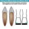 Shimmeroo 5 Pairs Medial & Lateral Heel Wedge Silicone Insoles