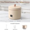 TOKIT Rice Cooker Small 3 Cup Uncooked /6 Cup Cooked,