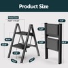 WOA WOA 2 Step Ladder, Step Stool Foldable with Wide