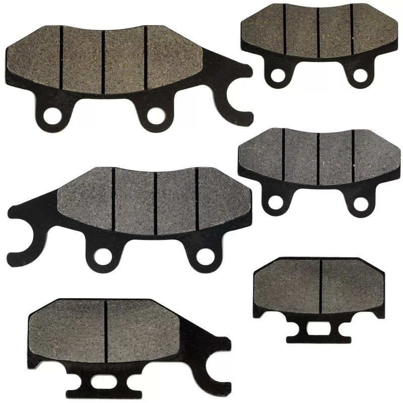 Caltric Front Rear Brake Pads for Yamaha Raptor 700 700R
