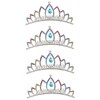 jojofuny 4pcs Bridal Rhinestone Comb Headpiece for Wedding Elegant Clip