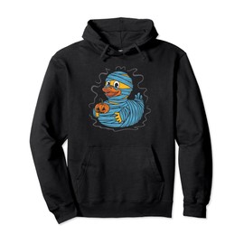 Rubber Duck Mummy Costume Party Rubber Duckie Pullover Hoodie
