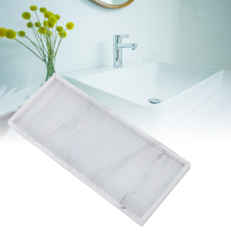 Bandeja de Baño para Mostrador, Bandeja de Tocador de Silicona