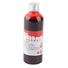 Sangre Falsa Profesional, Cicatrices de Heridas Especiales, Maquillaje para Halloween, Zombi, Vampiro, Monstruo Payaso, Líquida, 100 ml