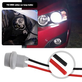 ECSiNG 4pcs Rubber Lamp Holder T10W-5-W 147 501 LED Lamp Holder for Car Truck Trailer Boat Side Light License Plate Lighting Interior Lighting