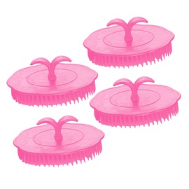 KOMBIUDA Scalp Oil Massage Tool Head Brush Scrubber Hair Washing Brush for Dandruff Oily Scalp Relief Random