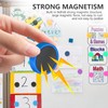 CONNECTION Pack of 100 Whiteboard Magnets Colourful Magnets for Magnetic