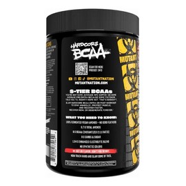 Bcaa Hardcore Mutant Aminoacidos Suplemento 30 Servicios Sabor Grape