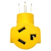 Parkworld 62855 NEMA 14-50P to 10-30R One Piece Compact Adapter