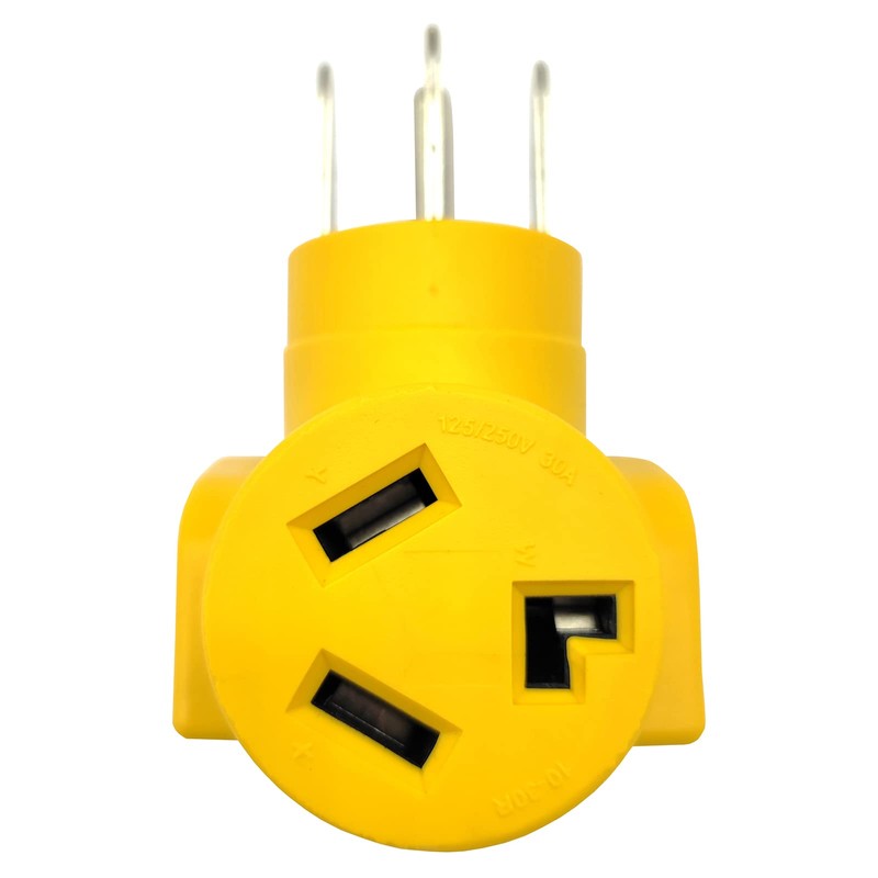 Parkworld 62855 NEMA 14-50P to 10-30R One Piece Compact Adapter