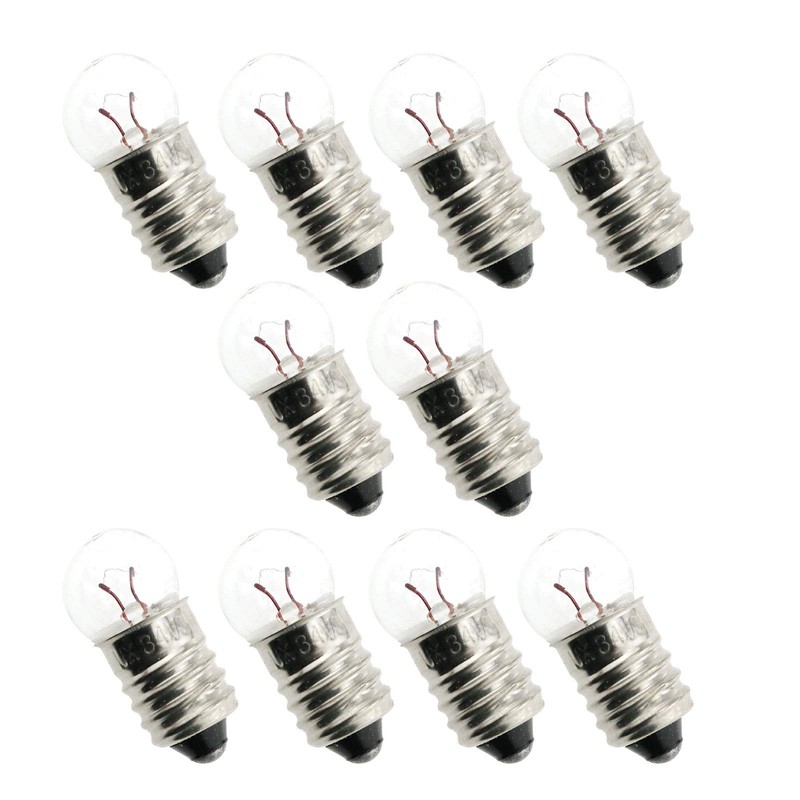 E-outstanding Student Experiment Lighting DIY Accessories 10PCS 1.5V 0.3A Screw