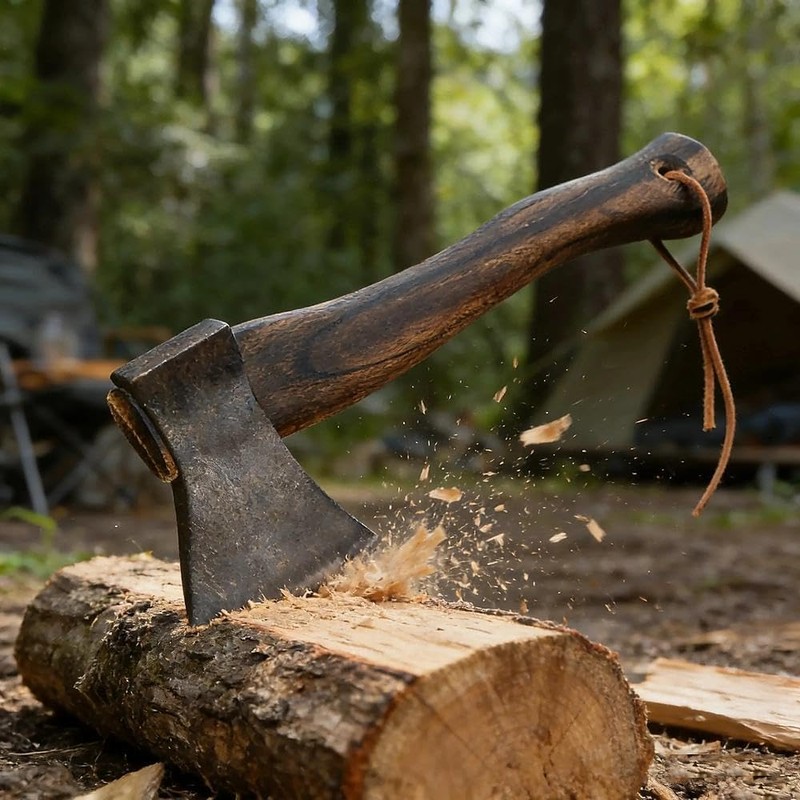 PTAHAN Universal Axe Handle - Hickory Wood Hatchet Handle Replacement-Durable