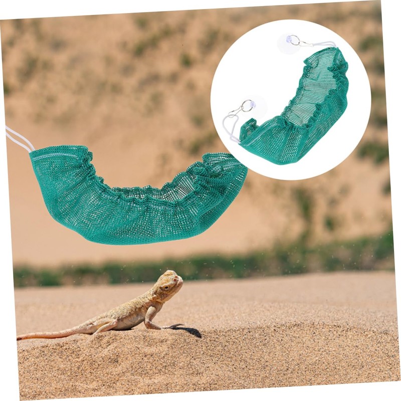 Kisangel Hanging Hammock Bed Reptile Seaweed Toy Swing Toy Safe