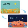 Cute Clean Dirty Dishwasher Magnet, Washing Machine Magnet Flip, Kitchen