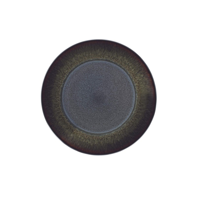 Pfaltzgraff Monroe 16-Piece Porcelain Dinnerware Set, Service for 4, Dark